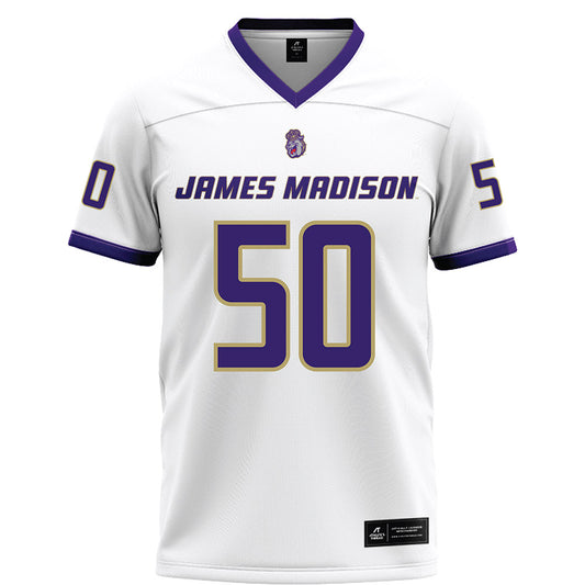 JMU - NCAA Football : Jesse Sears - White Football Jersey-0