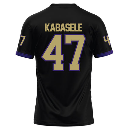 JMU - NCAA Football : Kevin Kabasele - Black Football Jersey-1