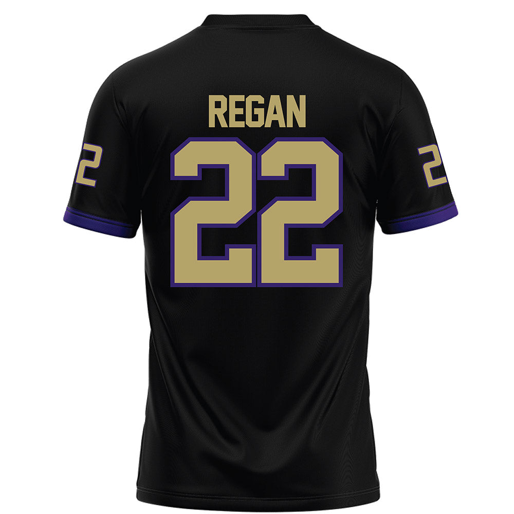 JMU - NCAA Football : Chase Regan - Black Football Jersey-1