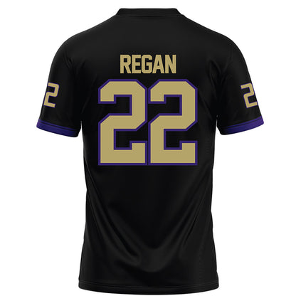 JMU - NCAA Football : Chase Regan - Black Football Jersey-1