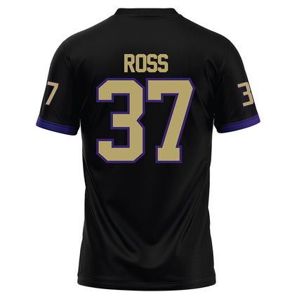 JMU - NCAA Football : Hayden Ross - Black Football Jersey-1