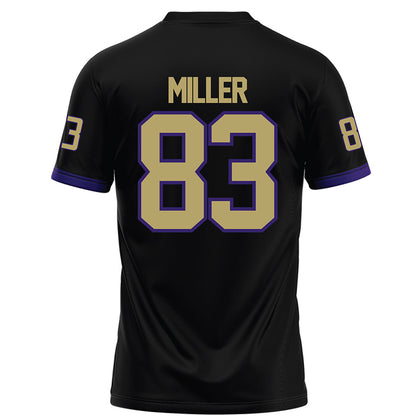 JMU - NCAA Football : Chase Miller - Black Football Jersey-1