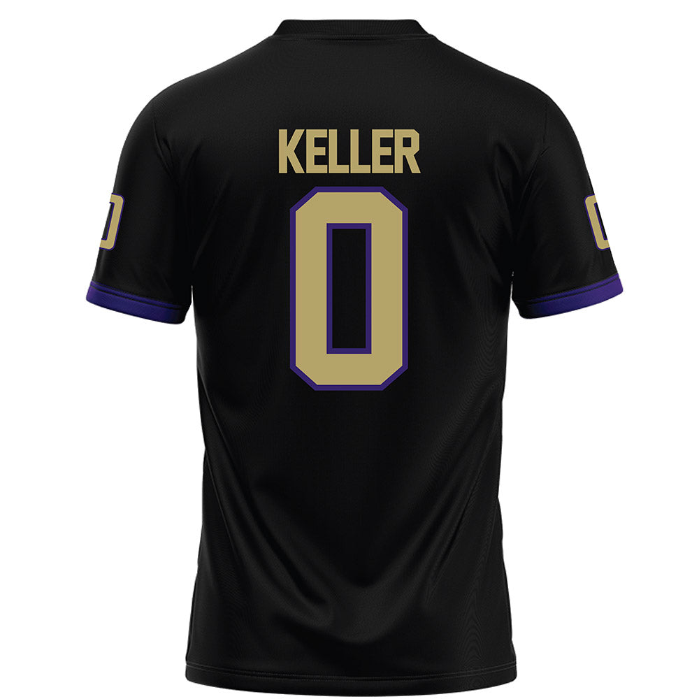 JMU - NCAA Football : Cole Keller - Black Football Jersey-1