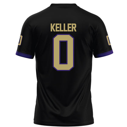 JMU - NCAA Football : Cole Keller - Black Football Jersey-1