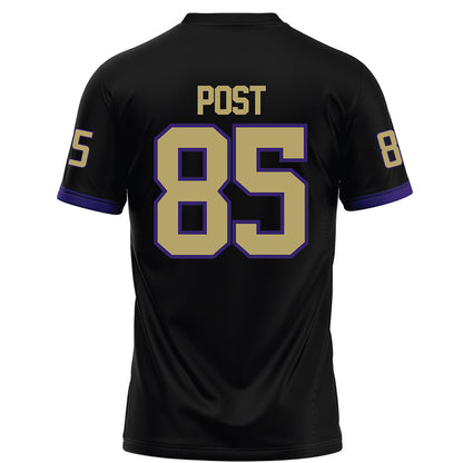 JMU - NCAA Football : Ryder Post - Black Football Jersey-1