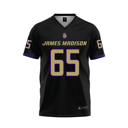 JMU - NCAA Football : Parker Cunningham - Black Football Jersey-0