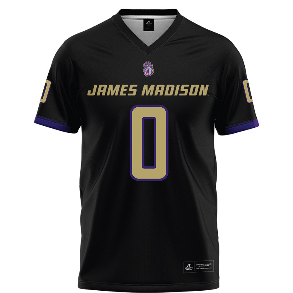 JMU - NCAA Football : Cole Keller - Black Football Jersey-0
