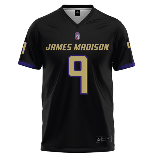 JMU - NCAA Football : Keitrone Simpson - Black Football Jersey-0