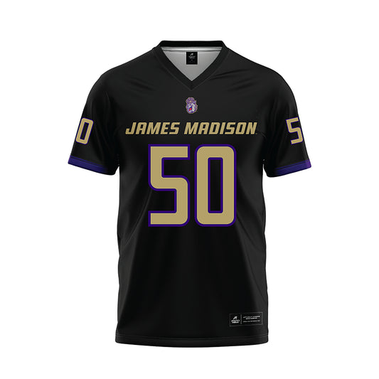 JMU - NCAA Football : Jesse Sears - Black Football Jersey-0