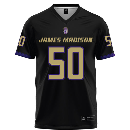 JMU - NCAA Football : Jesse Sears - Black Football Jersey-0