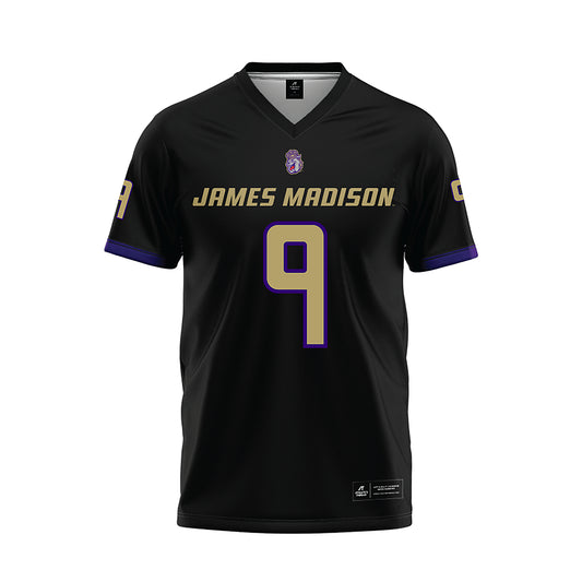 JMU - NCAA Football : Keitrone Simpson - Black Football Jersey-0