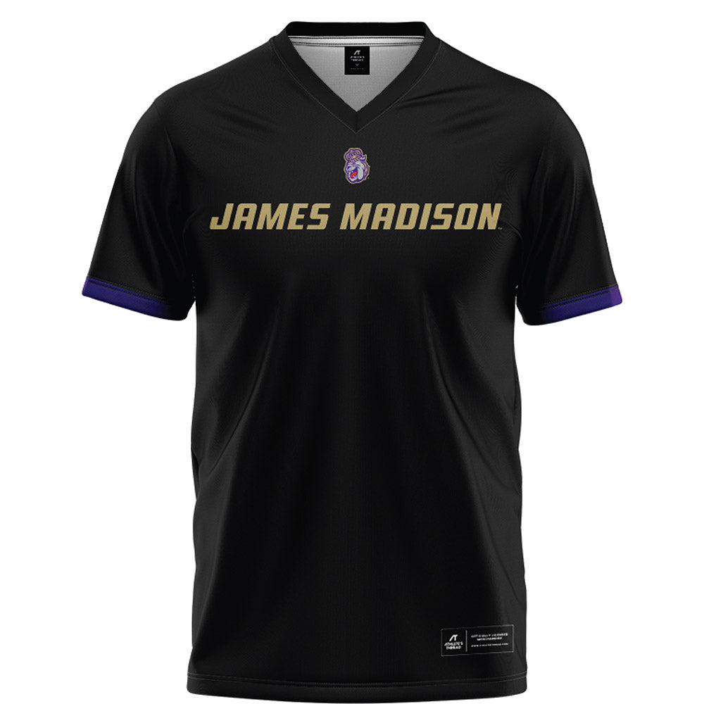 JMU - NCAA Football : Camden Coleman - Black Football Jersey-0