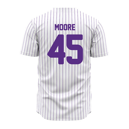 North Alabama - NCAA Baseball : Ethan Moore - Pin Stripes Jersey-1
