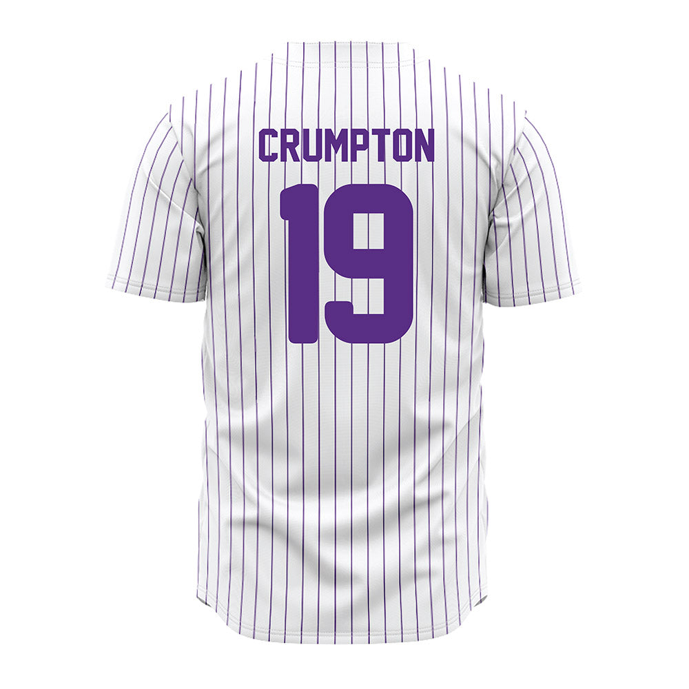 North Alabama - NCAA Baseball : Kelly Crumpton - Pin Stripes Jersey-1