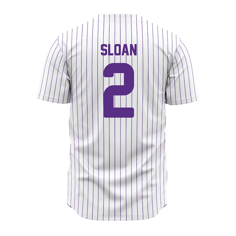 North Alabama - NCAA Baseball : Jayden Sloan - Pin Stripes Jersey-1