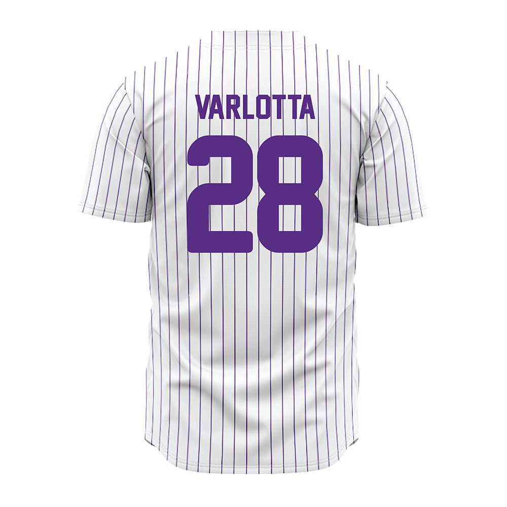North Alabama - NCAA Baseball : Nicolas Varlotta - Pin Stripes Jersey-1