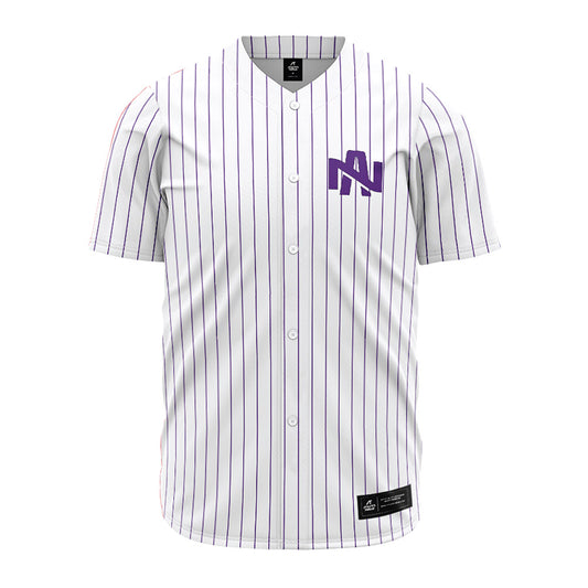 North Alabama - NCAA Baseball : Landon Scruggs - Pin Stripes Jersey-0