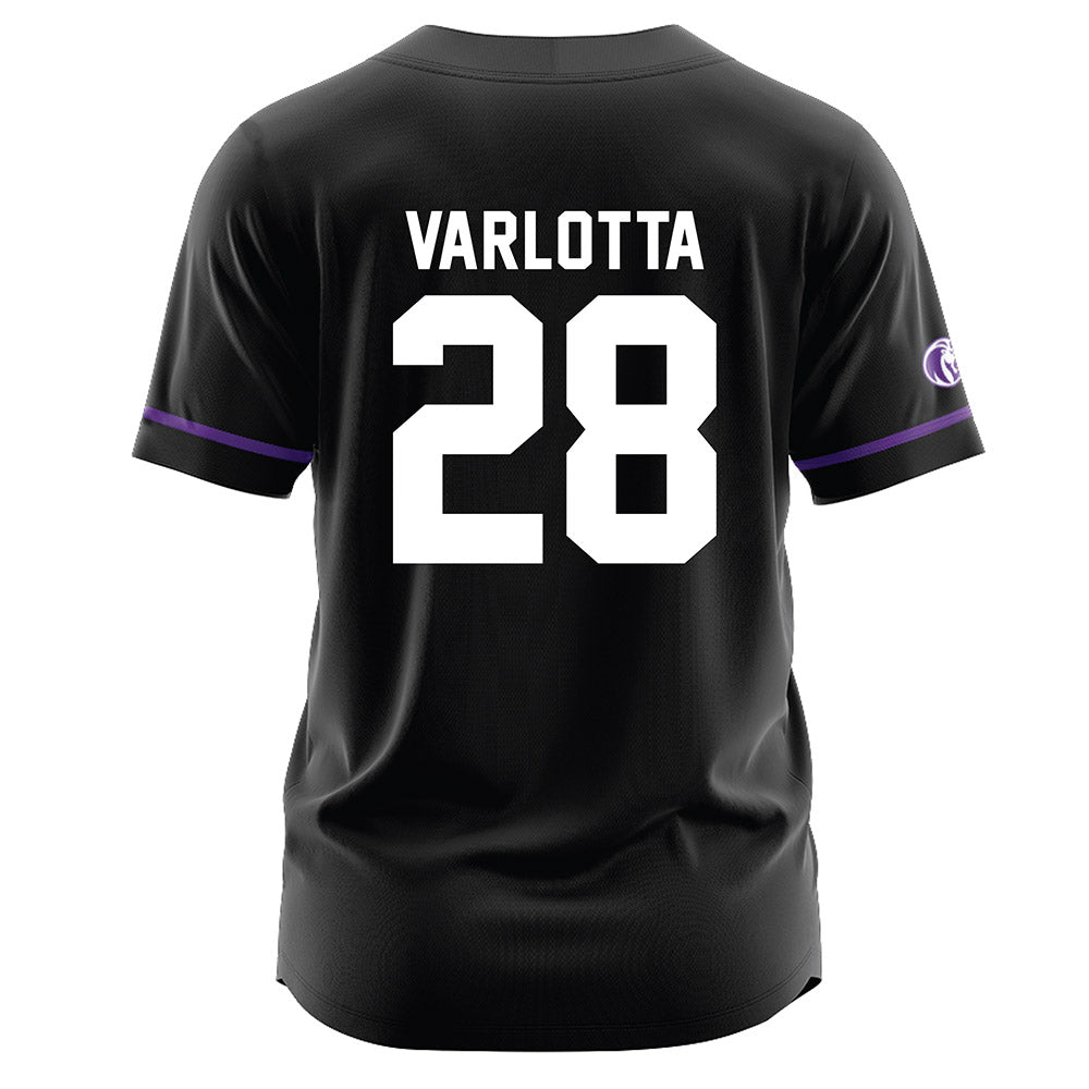 North Alabama - NCAA Baseball : Nicolas Varlotta - Black Jersey-1