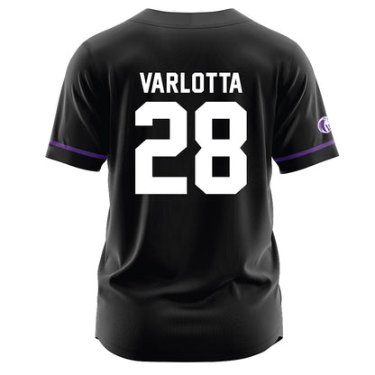 North Alabama - NCAA Baseball : Nicolas Varlotta - Black Jersey-1