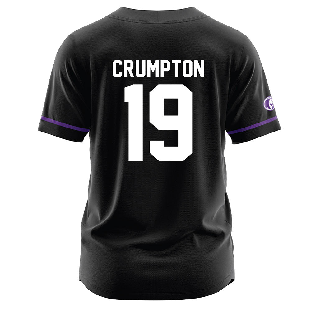 North Alabama - NCAA Baseball : Kelly Crumpton - Black Jersey-1