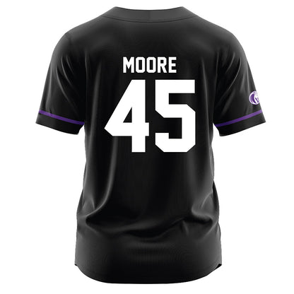 North Alabama - NCAA Baseball : Ethan Moore - Black Jersey-1