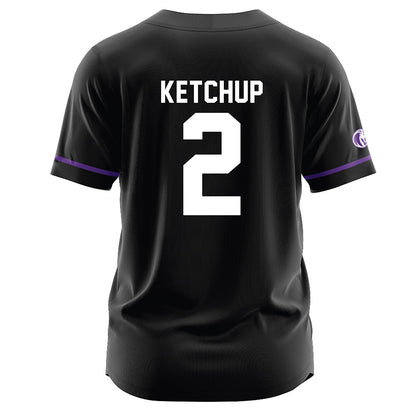 North Alabama - NCAA Baseball : Chandler Ketchup - Black Jersey-1