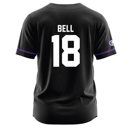 North Alabama - NCAA Baseball : Hunter Bell - Black Jersey-1