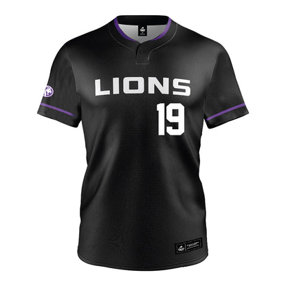 North Alabama - NCAA Baseball : Kelly Crumpton - Black Jersey-0