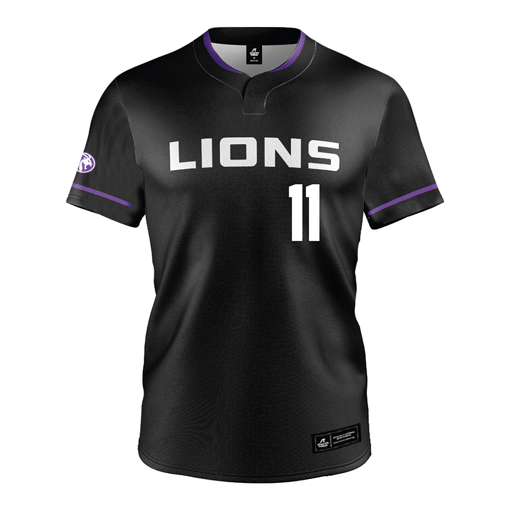 North Alabama - NCAA Baseball : Tyler LePage - Black Jersey-0