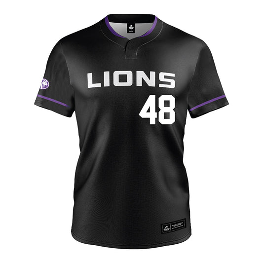 North Alabama - NCAA Baseball : Gavin Oswald - Black Jersey-0
