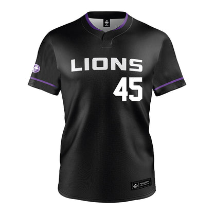 North Alabama - NCAA Baseball : Ethan Moore - Black Jersey-0