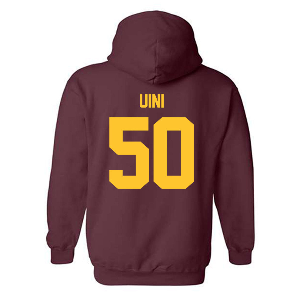 Arizona State - NCAA Football : Marques Uini - Classic Shersey Hooded Sweatshirt-1