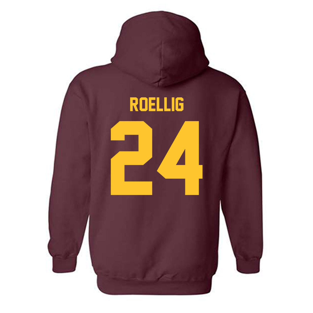 Arizona State - NCAA Baseball : Austen Roellig - Classic Shersey Hooded Sweatshirt-1