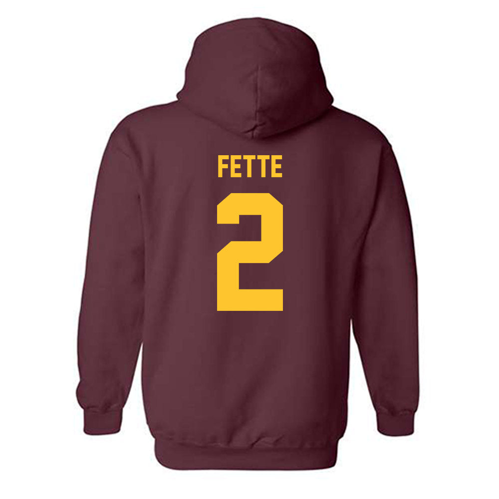 Arizona State - NCAA Football : Jake Fette - Classic Shersey Hooded Sweatshirt-1