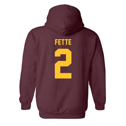 Arizona State - NCAA Football : Jake Fette - Classic Shersey Hooded Sweatshirt-1
