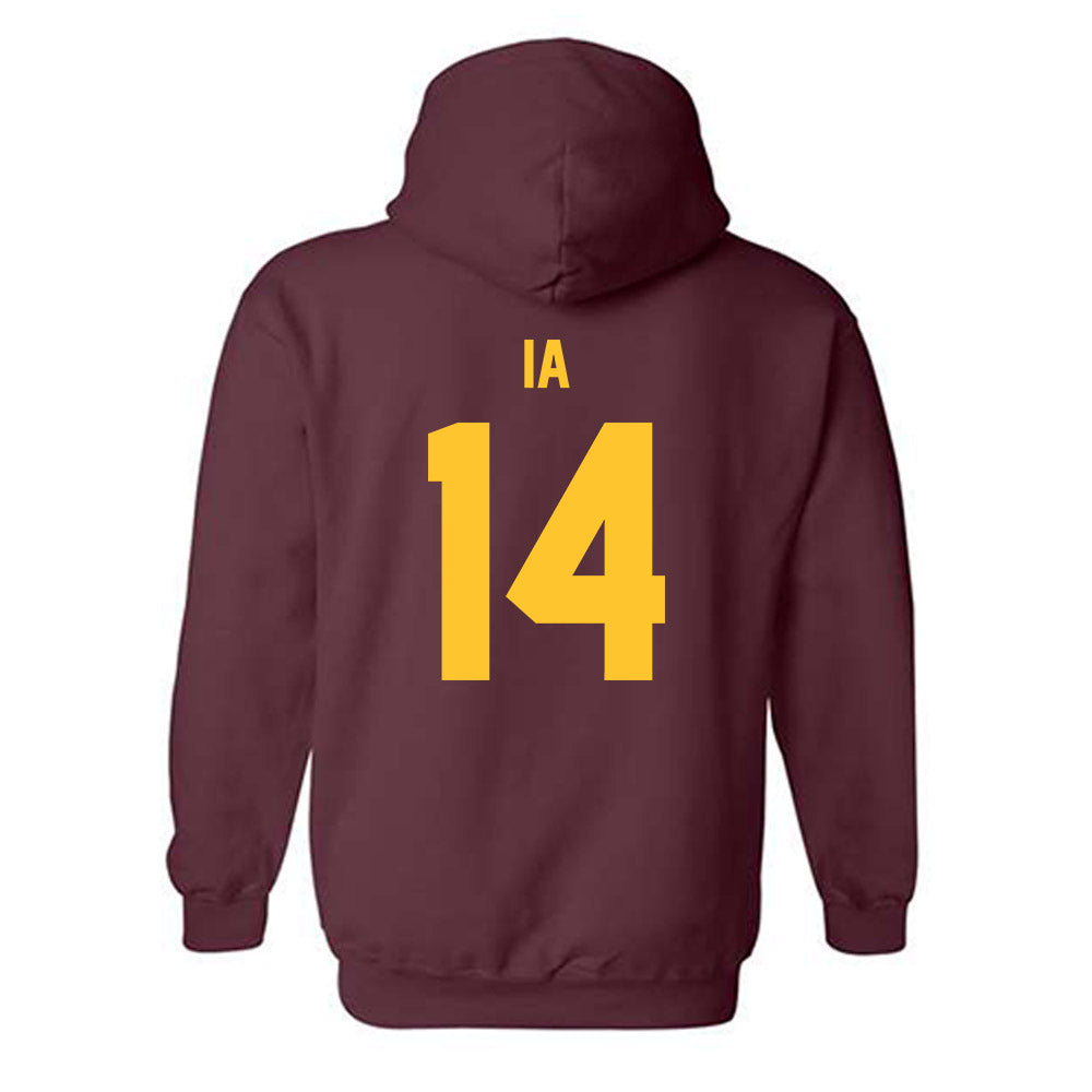 Arizona State - NCAA Football : AJ Ia - Classic Shersey Hooded Sweatshirt-1