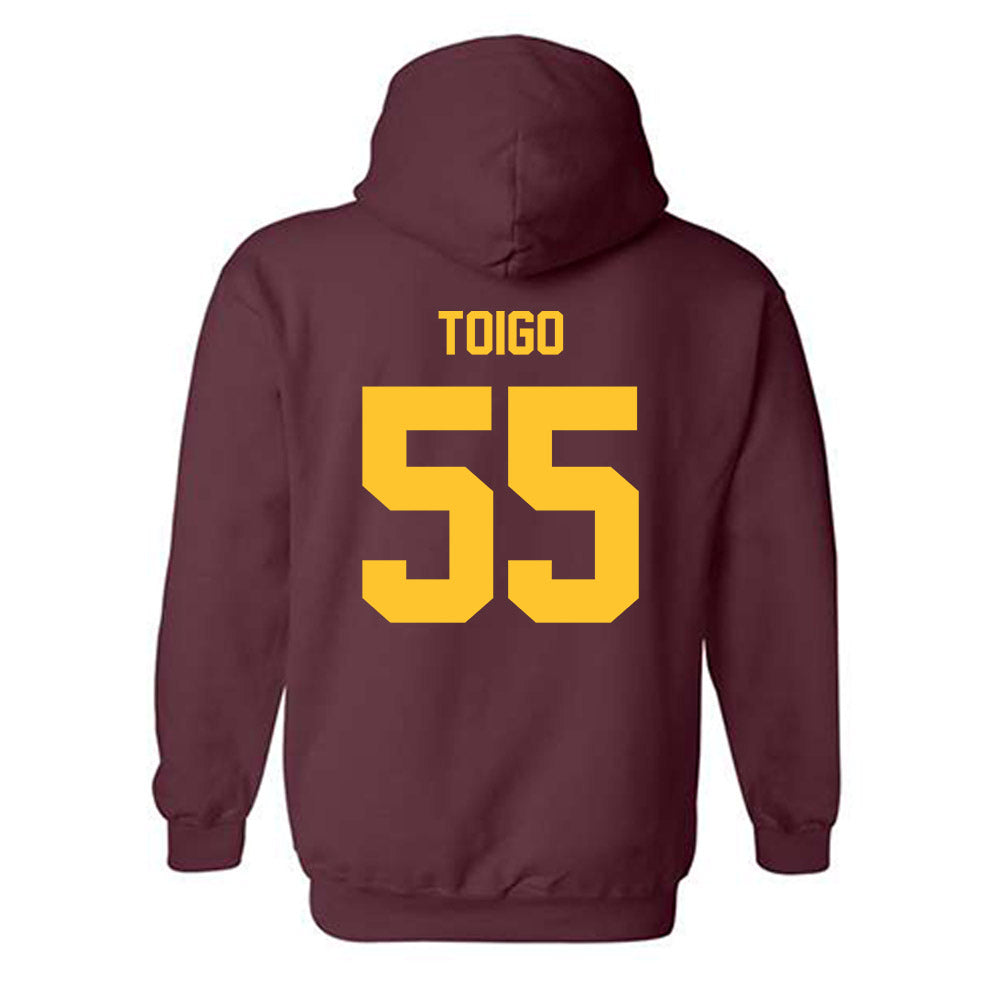 Arizona State - NCAA Baseball : Dean Toigo - Classic Shersey Hooded Sweatshirt-1