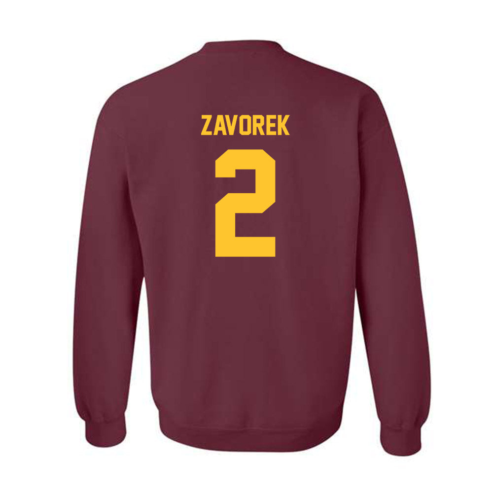 Arizona State - NCAA Baseball : Beckett Zavorek - Classic Shersey Crewneck Sweatshirt-1