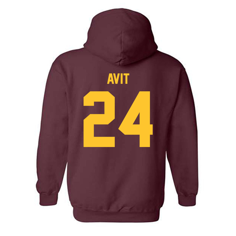 Arizona State - NCAA Football : David Avit - Classic Shersey Hooded Sweatshirt-1
