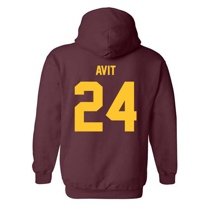 Arizona State - NCAA Football : David Avit - Classic Shersey Hooded Sweatshirt-1