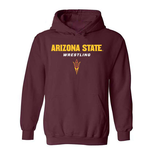 Arizona State - NCAA Wrestling : Aidan Brenot - Classic Shersey Hooded Sweatshirt-0