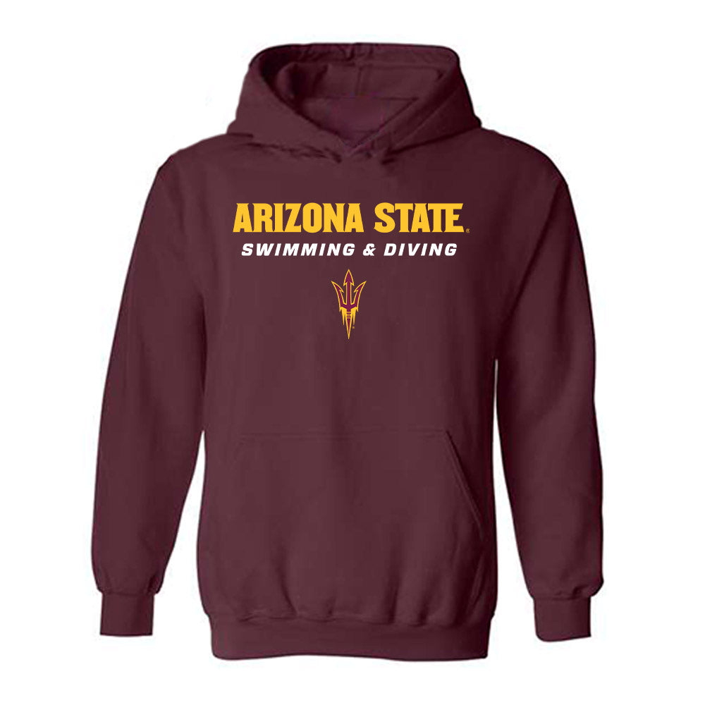 Arizona State - NCAA Men's Swimming & Diving : Michael Hochwalt - Classic Shersey Hooded Sweatshirt-0