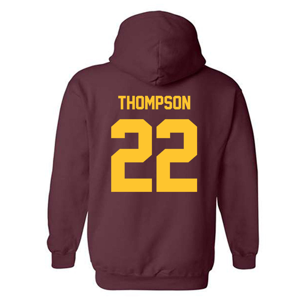 Arizona State - NCAA Women's Basketball : Journey Thompson - Classic Shersey Hooded Sweatshirt-1