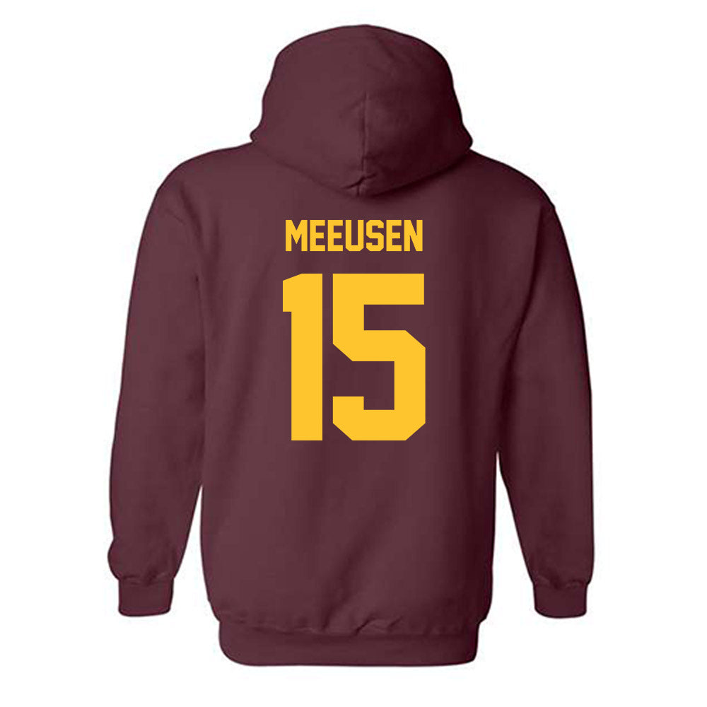 Arizona State - NCAA Men's Basketball : Noah Meeusen - Classic Shersey Hooded Sweatshirt-1