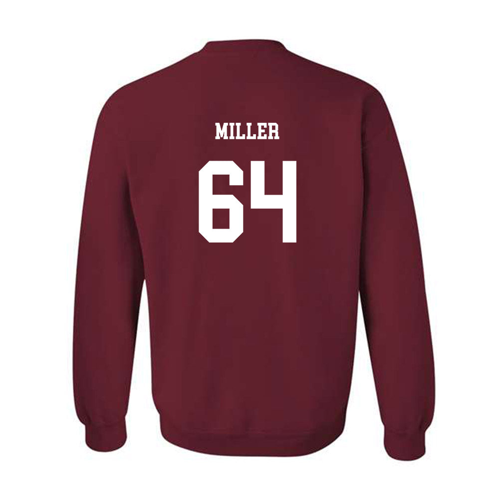 UMass - NCAA Football : Peyton Miller - Classic Fashion Shersey Crewneck Sweatshirt-1