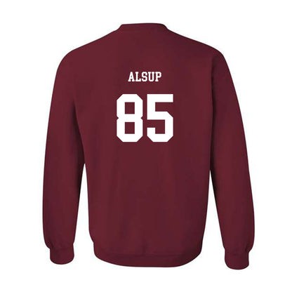 UMass - NCAA Football : Drew Alsup - Classic Fashion Shersey Crewneck Sweatshirt-1