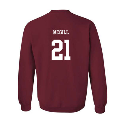 UMass - NCAA Football : Jeremiah Mcgill - Classic Fashion Shersey Crewneck Sweatshirt-1