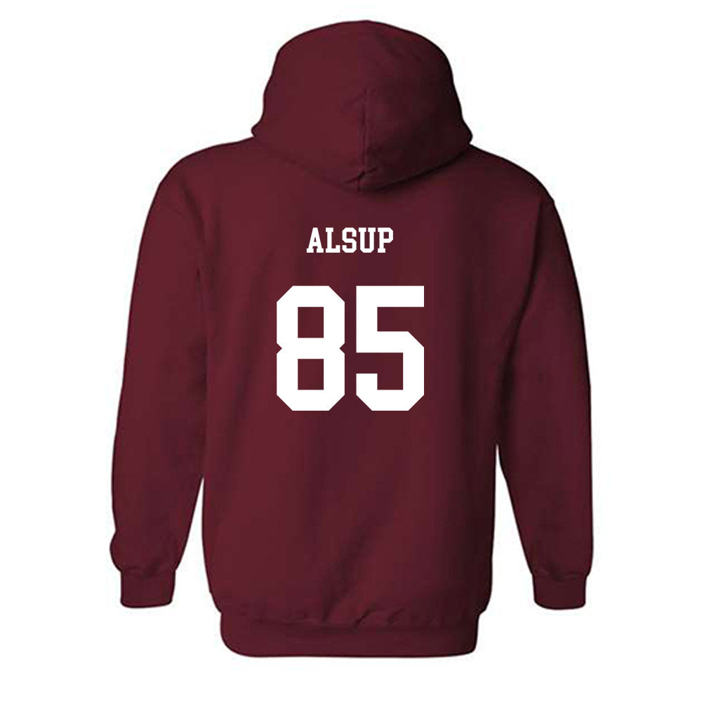 UMass - NCAA Football : Drew Alsup - Classic Fashion Shersey Hooded Sweatshirt-1