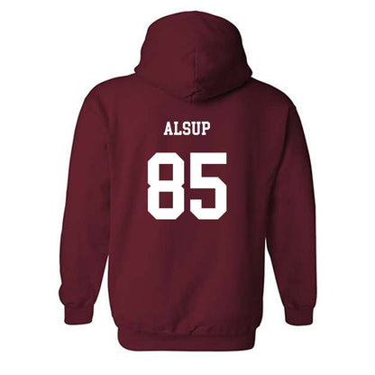 UMass - NCAA Football : Drew Alsup - Classic Fashion Shersey Hooded Sweatshirt-1