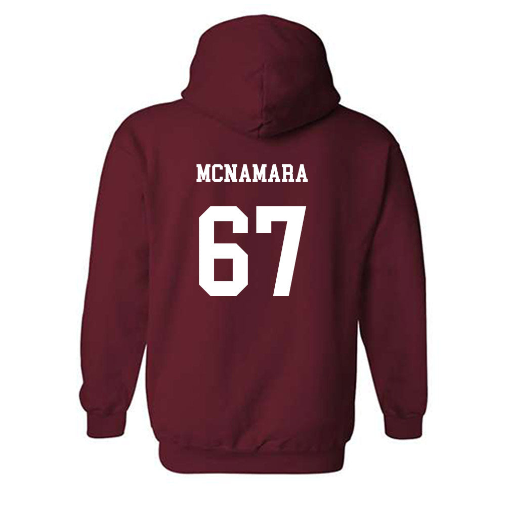 UMass - NCAA Football : William Mcnamara - Classic Fashion Shersey Hooded Sweatshirt-1